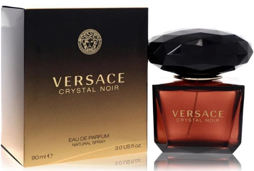 Versace Crystal Noir for Women 3.0 oz / 100 ml EDP Perfume | New & Sealed Box