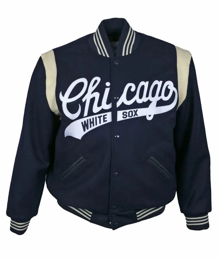 Chicago White Sox 1967 Blue Wool Men's Varsity Jacket