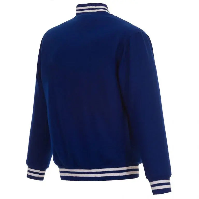 Chicago Cubs Bomber Royal Blue Wool Men's Jacket