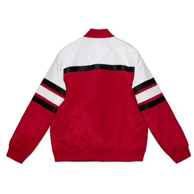 Cincinnati Reds Special Script Full-Snap Heavyweight Red Satin Varsity Men's Jacket
