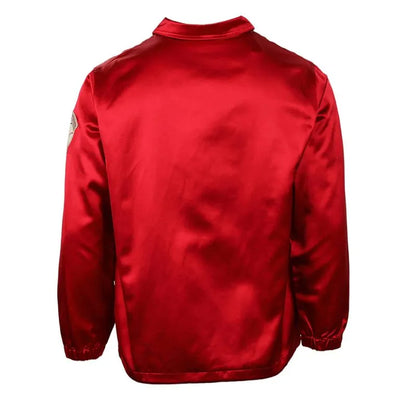 Cincinnati Reds 1955 Full-Snap Red Satin Windbreaker Men's Jacket