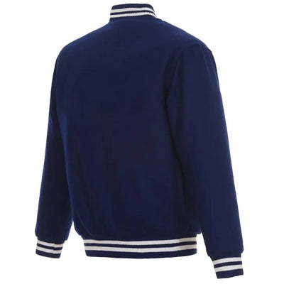 Boston Red Sox Embroidered Logo Varsity Navy Blue Wool Men's Jacket