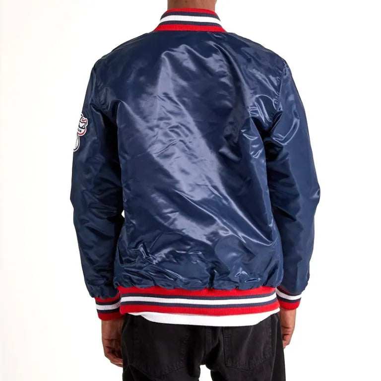 Chicago White Sox Full-Snap Varsity Navy Blue Satin Men's Jacket
