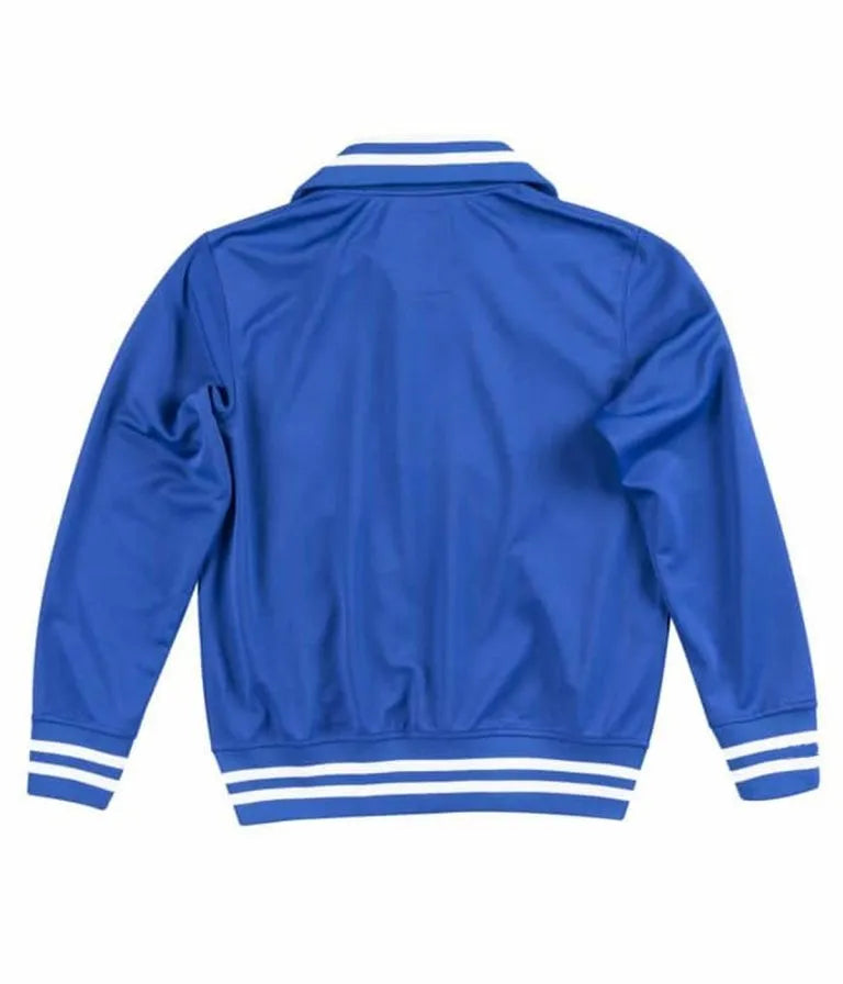 1982 Chicago Cubs Royal Blue Satin Full-Snap Men's Bomber Jacket
