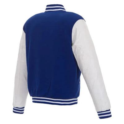 Chicago White Sox Royal Blue Wool & White Leather Sleeves Varsity Men's Jacket