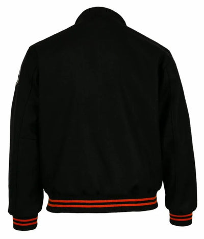 Baltimore Orioles 1966 Black Wool Varsity Bomber Men's Jacket