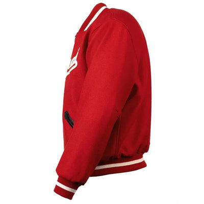 Cincinnati Reds 1969 Full-Zip Varsity Red Wool Men's Jacket