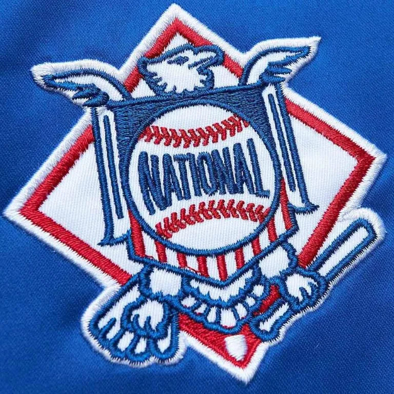 Chicago Cubs Heavyweight Varsity Full-Snap Royal Blue Satin Men's Jacket