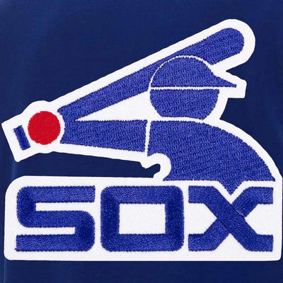 Chicago White Sox Royal Blue Wool & White Leather Sleeves Varsity Men's Jacket