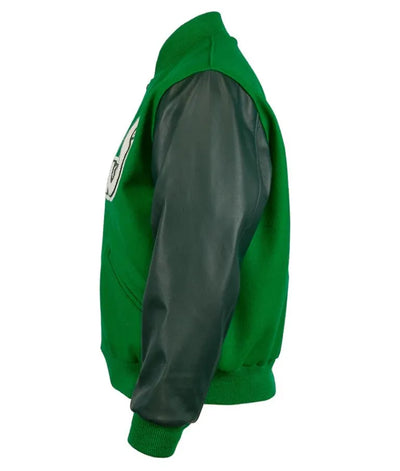1932 Chicago White Sox Green Wool & Leather Sleeves Varsity Men's Jacket