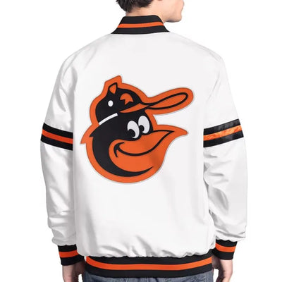Baltimore Orioles Scout Full-Snap Varsity Satin Jacket