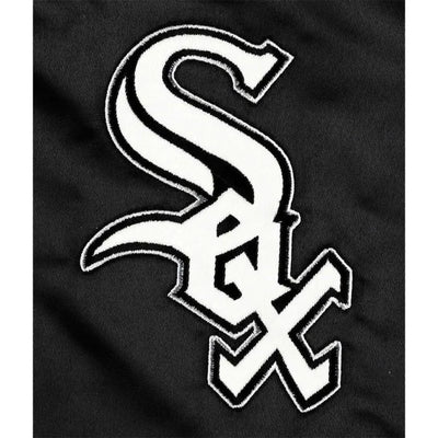 Chicago White Sox Pick & Roll Black Satin Full-Snap Men's Jacket