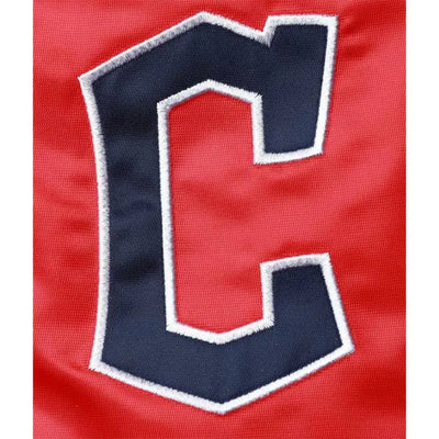 Cleveland Guardians The Legend Full-Snap Red/Blue Satin Men's Jacket