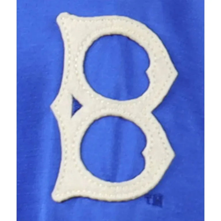 Brooklyn Dodgers 1945 Full-Snap Blue Satin Men's Bomber Windbreaker Jacket