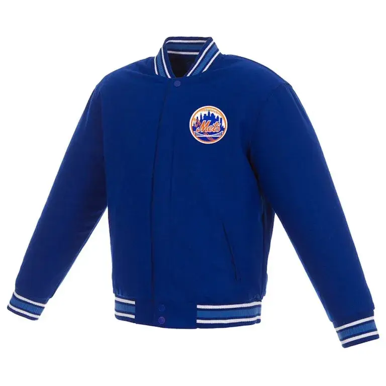 New York Mets Varsity Royal Blue All Wool Men's Jacket