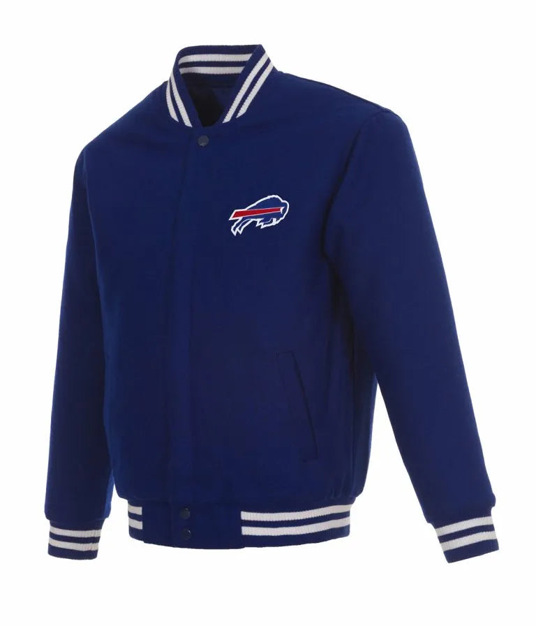 Buffalo Bills Royal Blue All Wool Varsity Men's Jacket