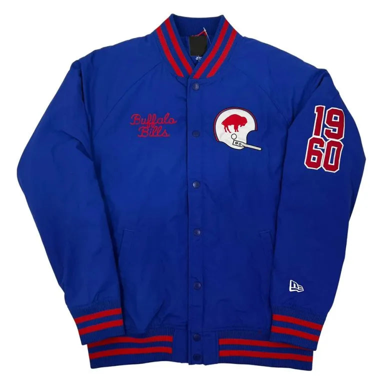 1960 Buffalo Bills Royal Blue All Wool Varsity Men's Letterman Jacket