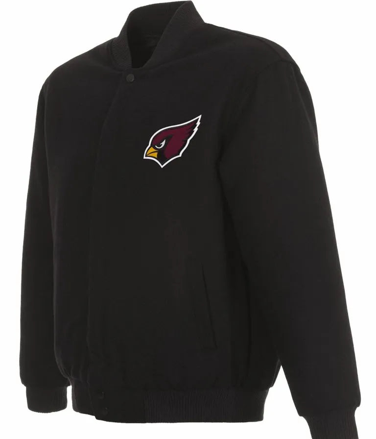 Arizona Cardinals Black All Wool Varsity Men's Jacket