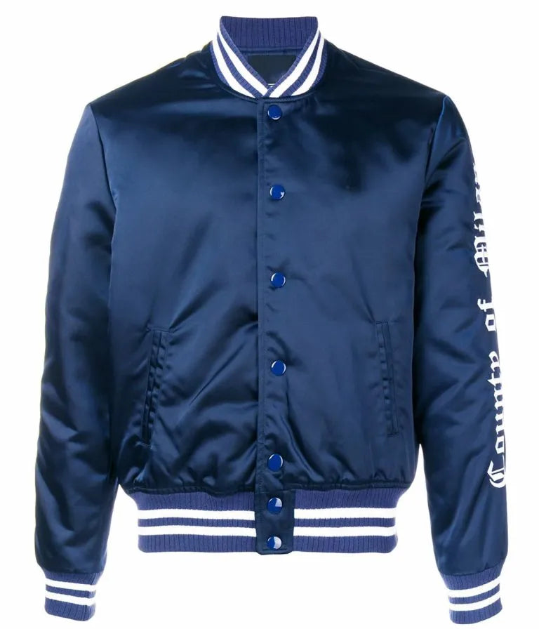 Toronto Blue Jays Camp of Milan Full-Snap Bomber Men's Jacket