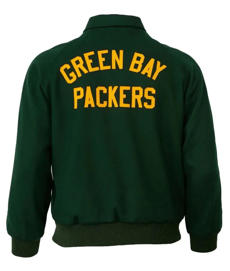 1952 Green Bay Packers Green All Wool Men's Varsity Letterman Jacket