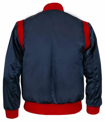 1961 Los Angeles Angels Blue Satin Bomber Men's Jacket