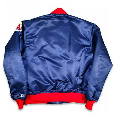80s Anaheim Angels Baseball Bomber Satin Men's Jacket