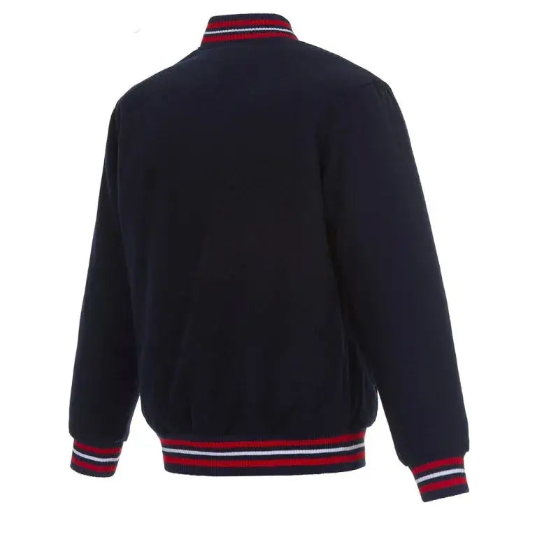 Los Angeles Angels Navy Blue Wool Bomber Men's Jacket