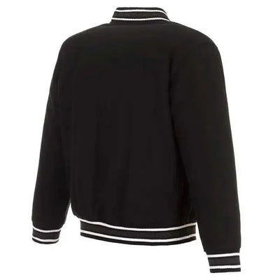 Oakland Athletics Varsity Letterman Wool Black Men's Jacket