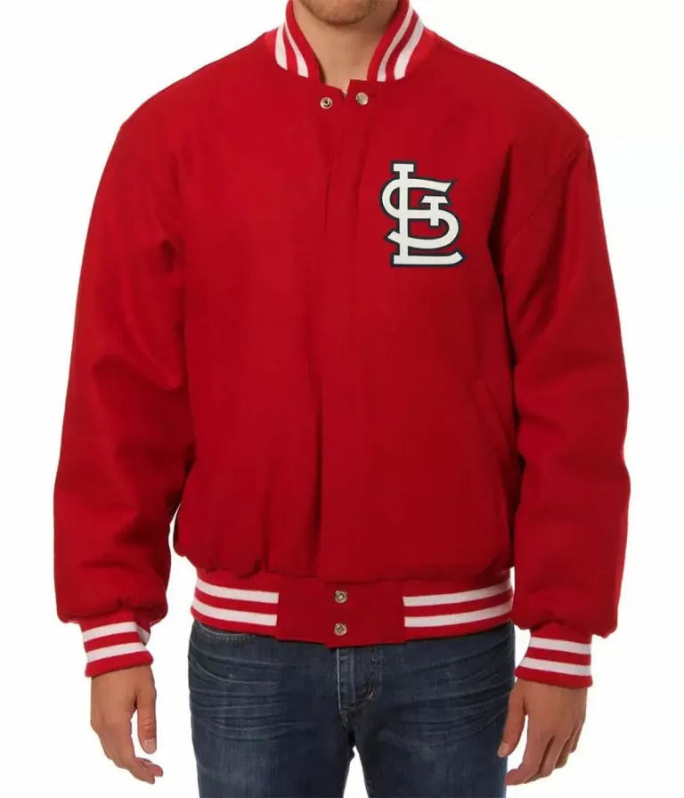 Louis Cardinals Red Wool Varsity Men's Jacket