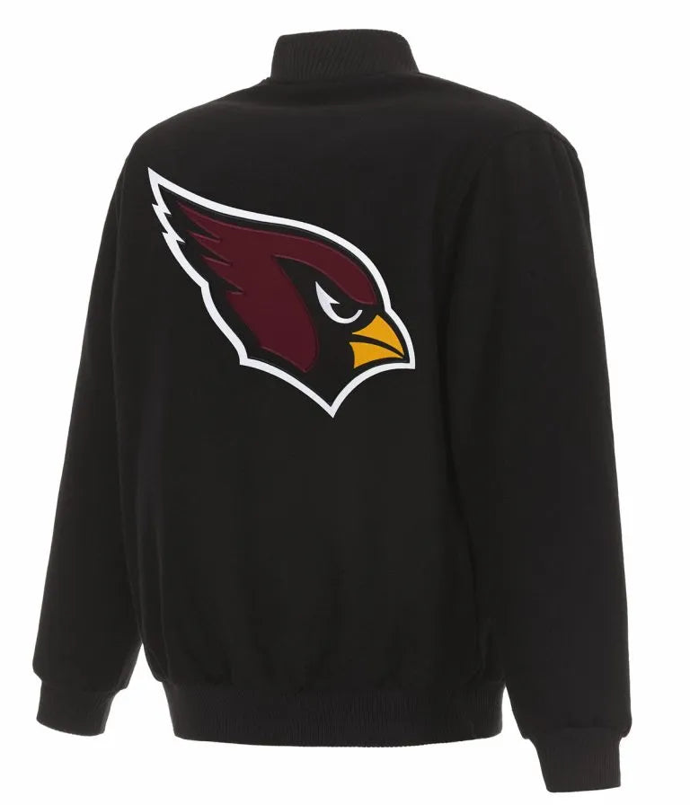 Arizona Cardinals Black All Wool Varsity Men's Jacket