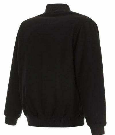 Colorado Rockies Black Wool Varsity Bomber Men's Jacket