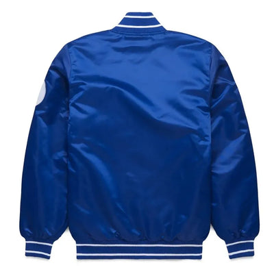 Kansas City Royals Classic Full-Snap Varsity Blue Satin Men's Jacket