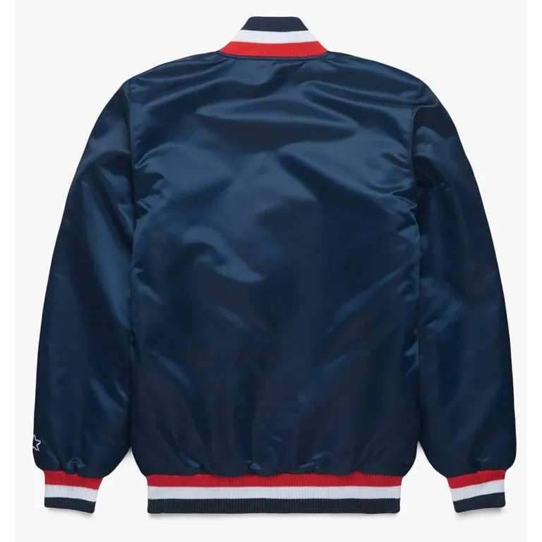 Minnesota Twins Classic Navy Blue Full Snap Satin Men's Jacket
