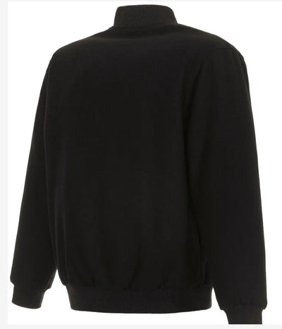 Oakland Athletics Bomber Black Wool Men's Jacket