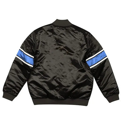 Cleveland Cavaliers Full-Zip Varsity Black Satin Men's Bomber Jacket