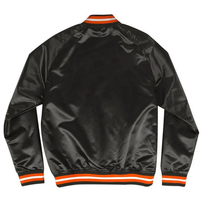 Phoenix Suns Full-Snap Varsity Satin Men's Bomber Jacket