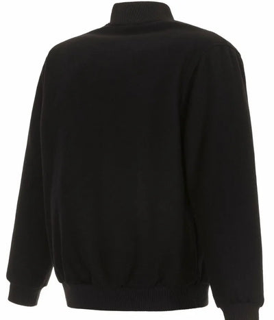 Miami Marlins Bomber Black Wool Varsity Men's Jacket