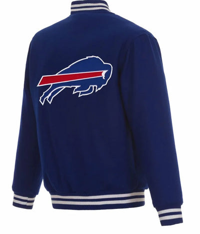 Buffalo Bills Royal Blue All Wool Varsity Men's Jacket