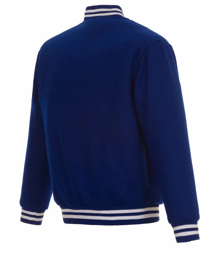 Texas Rangers Varsity Royal Blue Wool Bomber Men's Jacket