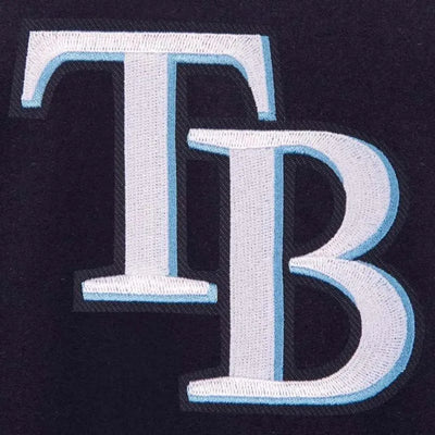 Tampa Bay Rays Black All Wool Varsity Men's Jacket