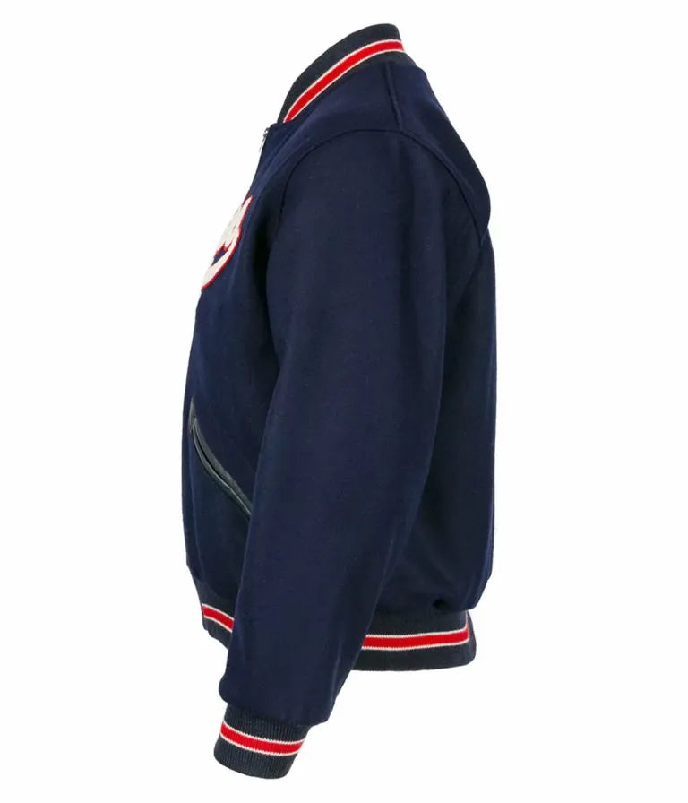 1947 New York Yankees Navy Blue Wool Varsity Men's Jacket