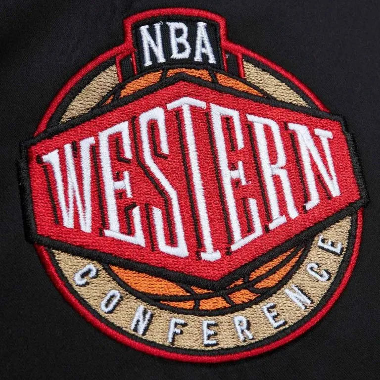 San Antonio Spurs Heavyweight Full-Snap Varsity Black Satin Men's Bomber Jacket