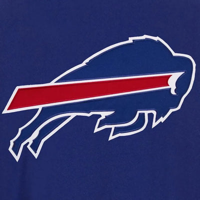 Buffalo Bills Royal Blue & Gray All Wool Varsity Men's Letterman Jacket