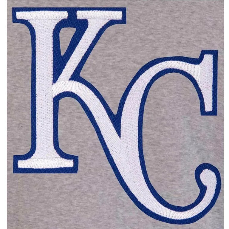 Kansas City Royals Varsity Gray & Royal Blue Wool Men's Jacket