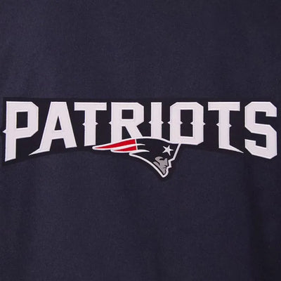 New England Patriots Navy Blue All Wool Men's Varsity Letterman Jacket