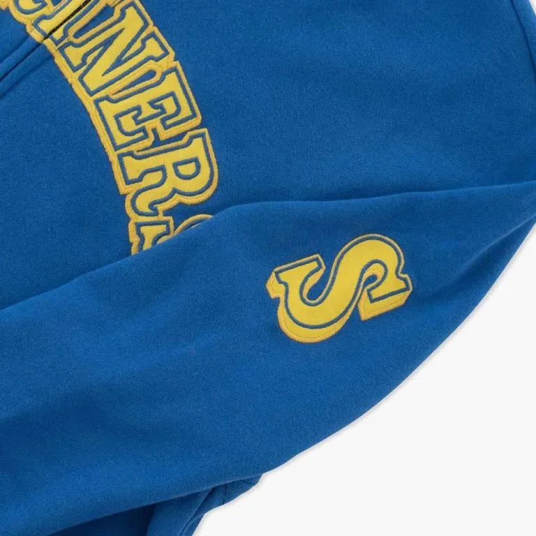 Seattle Mariners Cooperstown Track Blue Fleece Full-Zip Men's Jacket