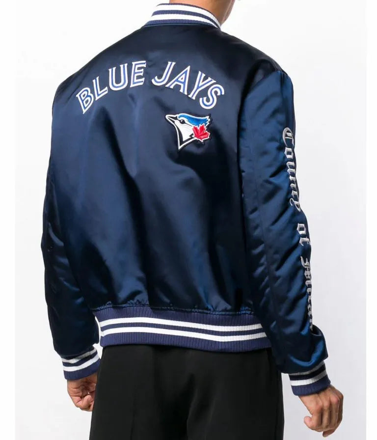 Toronto Blue Jays Camp of Milan Full-Snap Bomber Men's Jacket