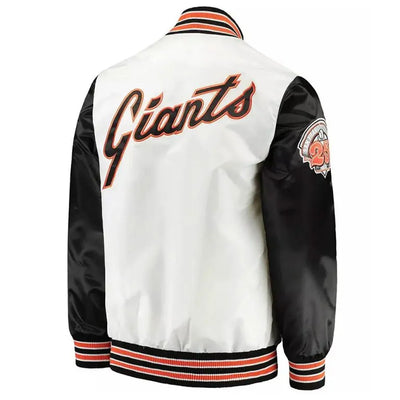 San Francisco Giants The Legend White and Black Satin Men's Jacket