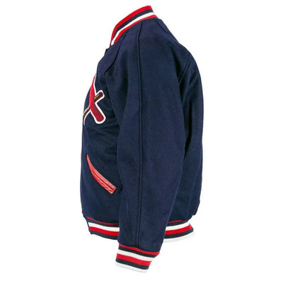 1950 St. Louis Cardinals Navy Blue Wool Full-Button Varsity Men's Jacket