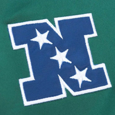 Green Bay Packers Heavyweight Full-Snap Varsity Green Satin Men's Bomber Jacket